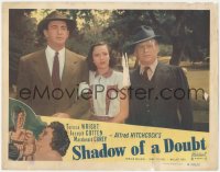 4w0763 SHADOW OF A DOUBT LC R1950 Teresa Wright, Macdonald Carey, Wallce Ford, Hitchcock, rare!