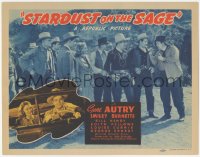 4w0292 STARDUST ON THE SAGE TC 1942 singing cowboy Gene Autry, Edith Fellows & Smiley Burnette!