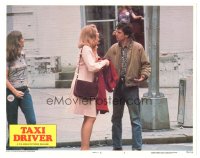 4w0801 TAXI DRIVER LC #3 1976 Robert De Niro as Travis Bickle talking with Cybill Shepherd!