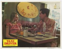 4w0803 TAXI DRIVER LC #7 1976 c/u of Robert De Niro & young Jodie Foster in diner, Martin Scorsese!