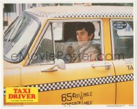 4w0800 TAXI DRIVER LC #2 1976 best close up of Robert De Niro in cab in Martin Scorsese classic!