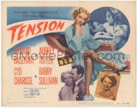 4w0305 TENSION TC 1949 you'll feel it in every one of bad girl Audrey Totter's two-timing kisses!
