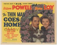 4w0312 THIN MAN GOES HOME TC 1944 William Powell as Nick Charles, Myrna Loy & Asta the dog too!