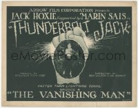 4w0314 THUNDERBOLT JACK chapter 4 TC 1920 cool image of Jack Hoxie & Marin Sais inside fist!