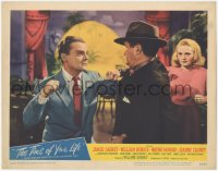 4w0822 TIME OF YOUR LIFE LC #5 1947 Jeanne Cagney watches James Cagney about to punch Tom Powers!