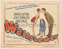 4w0335 WALLFLOWER TC 1948 Robert Hutton, Joyce Reynolds & Janis Paige, from the Broadway play!