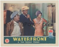 4w0863 WATERFRONT LC 1928 Dorothy Mackaill & Jack Mulhall watch big guy blow into contraption!