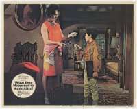 4w0869 WHAT EVER HAPPENED TO AUNT ALICE? LC #2 1969 Geraldine Page shows big knife to little boy!
