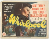 4w0338 WHIRLPOOL TC 1950 can a man make Gene Tierney do things she doesn't want to do!