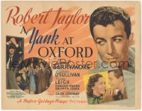 4w0343 YANK AT OXFORD TC 1938 Robert Taylor, Maureen O'Sullivan, Lionel Barrymore, ultra rare!