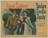 4w0892 YANKEE DOODLE DANDY LC 1942 James Cagney & Joan Leslie dancing arm-in-arm by shamrock!