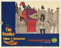 4w0893 YELLOW SUBMARINE LC #3 1968 wonderful weird psychedelic art of girl with pinwheel & monster!