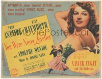 4w0345 YOU WERE NEVER LOVELIER TC 1942 sexiest Rita Hayworth close up & dancing with Fred Astaire!