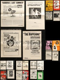 4x0398 LOT OF 24 UNCUT PRESSBOOKS 1960s advertising for a variety of different movies!