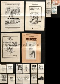 4x0387 LOT OF 33 UNCUT PRESSBOOKS 1960s advertising for a variety of different movies!