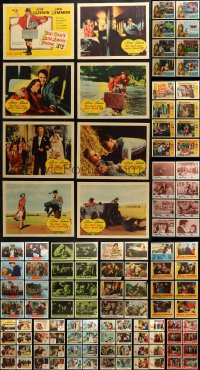 4x0278 LOT OF 120 LOBBY CARDS 1950s-1960s complete sets from a variety of different movies!