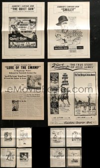 4x0407 LOT OF 14 UNCUT 20TH CENTURY FOX PRESSBOOKS 1950s-1960s advertising for a variety of movies!