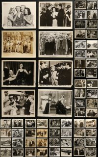 4x0786 LOT OF 87 8X10 STILLS 1940s-1980s great scenes from a variety of different movies!