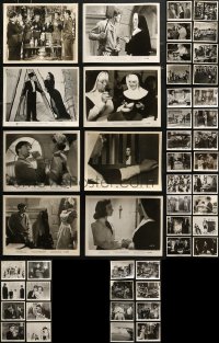 4x0841 LOT OF 48 8X10 STILLS 1940s-1950s great scenes from a variety of different movies!