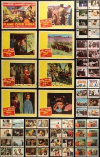 4x0287 LOT OF 88 LOBBY CARDS 1950s-1970s complete sets from a variety of different movies!
