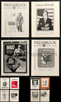 4x0399 LOT OF 22 UNCUT PRESSBOOKS 1970s-1980s advertising a variety of different movies!