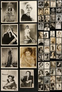 4x0812 LOT OF 67 PORTRAIT 8X10 STILLS OF ACTRESSES 1930s-1990s a variety of different stars!