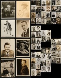 4x0799 LOT OF 76 PORTRAIT 8X10 STILLS OF ACTORS 1930s-1980s a variety of different stars!