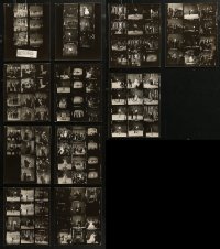 4x0893 LOT OF 11 ED SULLIVAN SHOW 1960S TV CONTACT SHEETS 1963 Three Stooges in 3rd of 4 appearances!