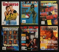 4x0655 LOT OF 6 SCI-FI UNIVERSE MAGAZINES 1995-1996 filled with great images & articles!