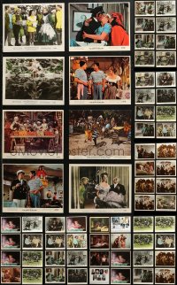 4x0806 LOT OF 72 COLOR 8X10 STILLS 1950s-1960s great scenes from a variety of movies!