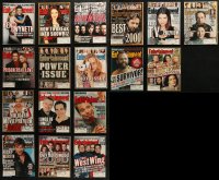 4x0572 LOT OF 17 ENTERTAINMENT WEEKLY MAGAZINES 2000 filled with great images & articles!
