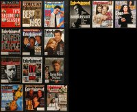 4x0578 LOT OF 15 ENTERTAINMENT WEEKLY MAGAZINES 1990s filled with great images & articles!