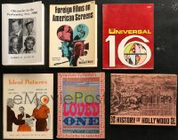 4x0546 LOT OF 6 SOFTCOVER BOOKS AND FILM RENTAL CATALOGS 1960s-2000s History of Hollywood & more!