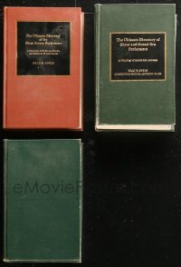 4x0528 LOT OF 3 HARDCOVER MOVIE REFERENCE BOOKS 1981-1999 Ultimate Directory + Film Necrology!