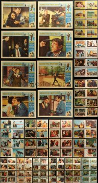4x0264 LOT OF 160 LOBBY CARDS 1960s complete sets from a variety of different movies!