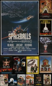 4x1174 LOT OF 15 FORMERLY FOLDED SPANISH POSTERS 1970s-1990s great images from a variety of movies!