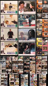 4x0281 LOT OF 110 LOBBY CARDS 1960s-1990s incomplete sets from a variety of different movies!