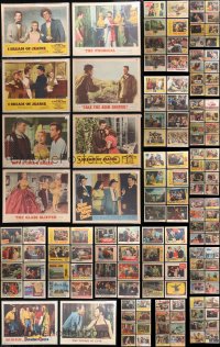 4x0266 LOT OF 154 INDIVIDUALLY BAGGED 1950S LOBBY CARDS 1950s incomplete sets from several movies!