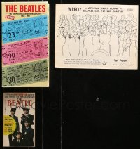 4x0378 LOT OF 3 BEATLES MEMORABILIA ITEMS 1960s-1990s complete Hollywood Bowl concerts & more!