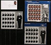 4x0376 LOT OF 3 LEGENDS OF HOLLYWOOD STAMP SETS AND 1 FIRST DAY COVER 1997-2002 Alfred Hitchcock!