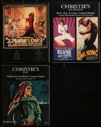 4x0749 LOT OF 3 BRUCE HERSHENSON CHRISTIE'S MOVIE POSTER AUCTION CATALOGS 1995-1997 color images!