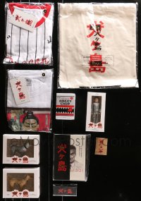 4x0006 LOT OF 10 ISLE OF DOGS MOVIE PROMO ITEMS 2018 cool T-shirts, figurines, tote bag & more!