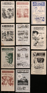 4x0946 LOT OF 11 LOCAL THEATER HERALDS 1930s-1940s great images from a variety of different movies!