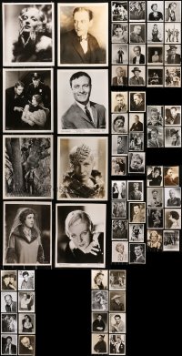 4x0801 LOT OF 76 8X10 STILLS 1920s-1970s portraits & scenes from a variety of different movies!