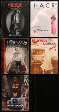 4x0730 LOT OF 5 PROFILES IN HISTORY HOLLYWOOD: A COLLECTOR'S RANSOM AUCTION CATALOGS 1990s-2000s