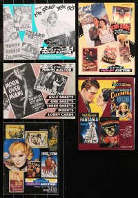 4x0734 LOT OF 5 HOLLYWOOD POSTER ART AUCTION CATALOGS 1991-1993 filled with classic images!
