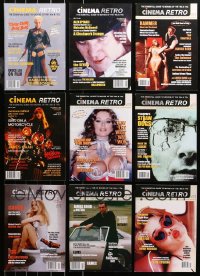 4x0589 LOT OF 13 CINEMA RETRO MOVIE MAGAZINES 2009-2017 filled with great images & articles!