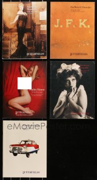4x0737 LOT OF 5 BUTTERFIELDS AUCTION CATALOGS 2000-2002 Marilyn Monroe, entertainment & more!