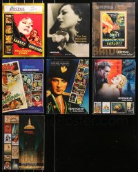 4x0716 LOT OF 7 HERITAGE MOVIE POSTER AUCTION CATALOGS 2002-2008 great images in color!