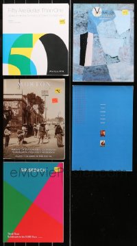 4x0736 LOT OF 5 EUROPEAN AUCTION CATALOGS 1990s-2010s cool posters, photographs & more!